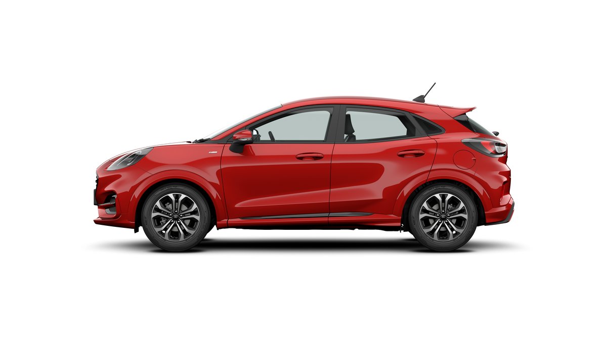 ford puma titanium race red